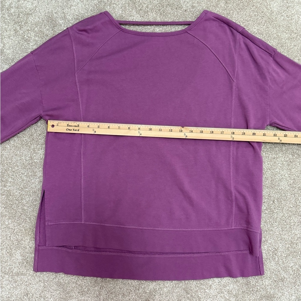 Sweaty Betty After Class Sweatshirt Pullover - Open Back - Purple - size Medium - Picture 6 of 11